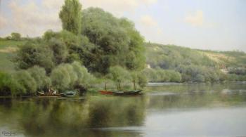 埃米利奧 桑切斯 珮裡耶 Calm Waters at Chaponval 埃米利奧 桑切斯 珮裡耶 Calm Waters at Chaponval
